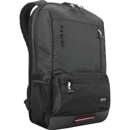 SOLO Backpack, Padded, f/ 15.6" Laptop, 17-1/2"x12"x5-1/2", BK USLVAR7014